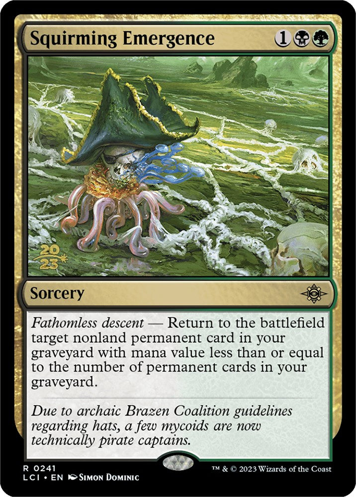 Squirming Emergence [The Lost Caverns of Ixalan Prerelease Cards] | Exor Games Dartmouth