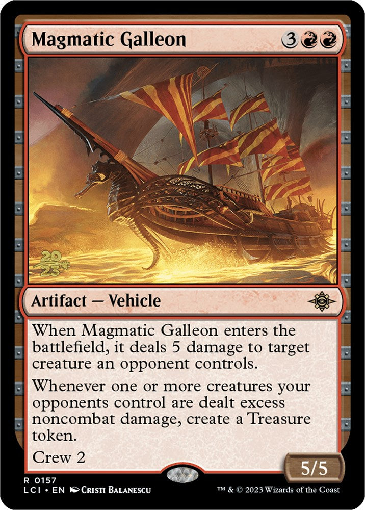 Magmatic Galleon [The Lost Caverns of Ixalan Prerelease Cards] | Exor Games Dartmouth