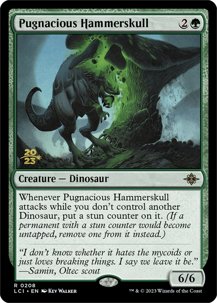 Pugnacious Hammerskull [The Lost Caverns of Ixalan Prerelease Cards] | Exor Games Dartmouth