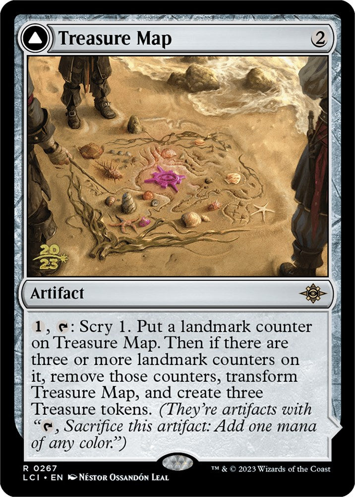 Treasure Map // Treasure Cove [The Lost Caverns of Ixalan Prerelease Cards] | Exor Games Dartmouth