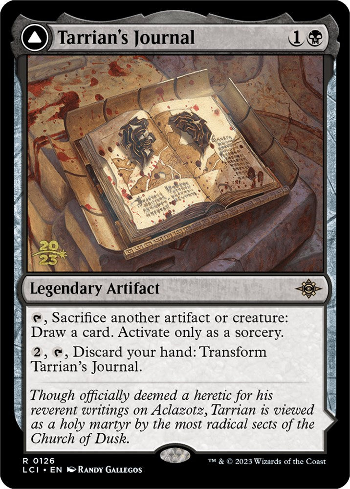 Tarrian's Journal // The Tomb of Aclazotz [The Lost Caverns of Ixalan Prerelease Cards] | Exor Games Dartmouth