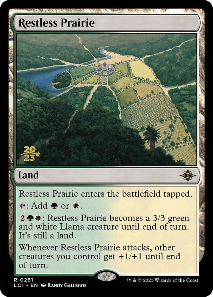 Restless Prairie [The Lost Caverns of Ixalan Prerelease Cards] | Exor Games Dartmouth