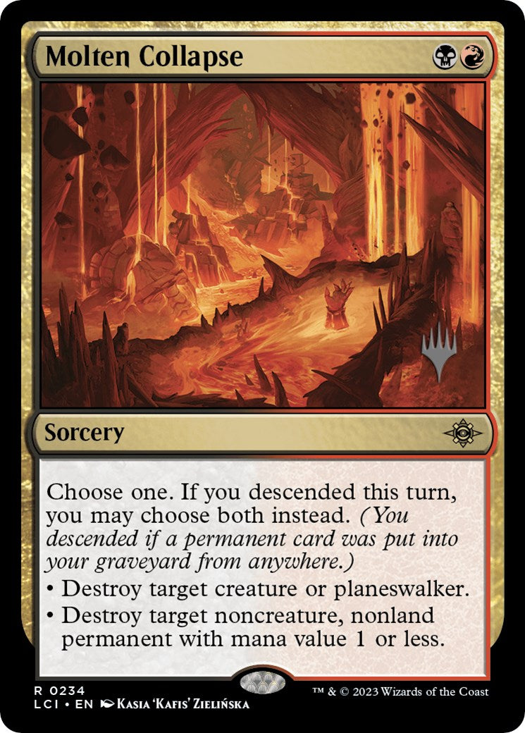 Molten Collapse (Promo Pack) [The Lost Caverns of Ixalan Promos] | Exor Games Dartmouth