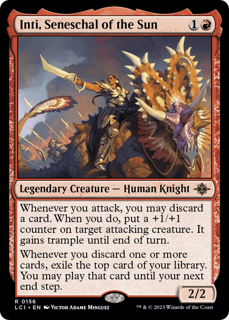 Inti, Seneschal of the Sun (Promo Pack) [The Lost Caverns of Ixalan Promos] | Exor Games Dartmouth