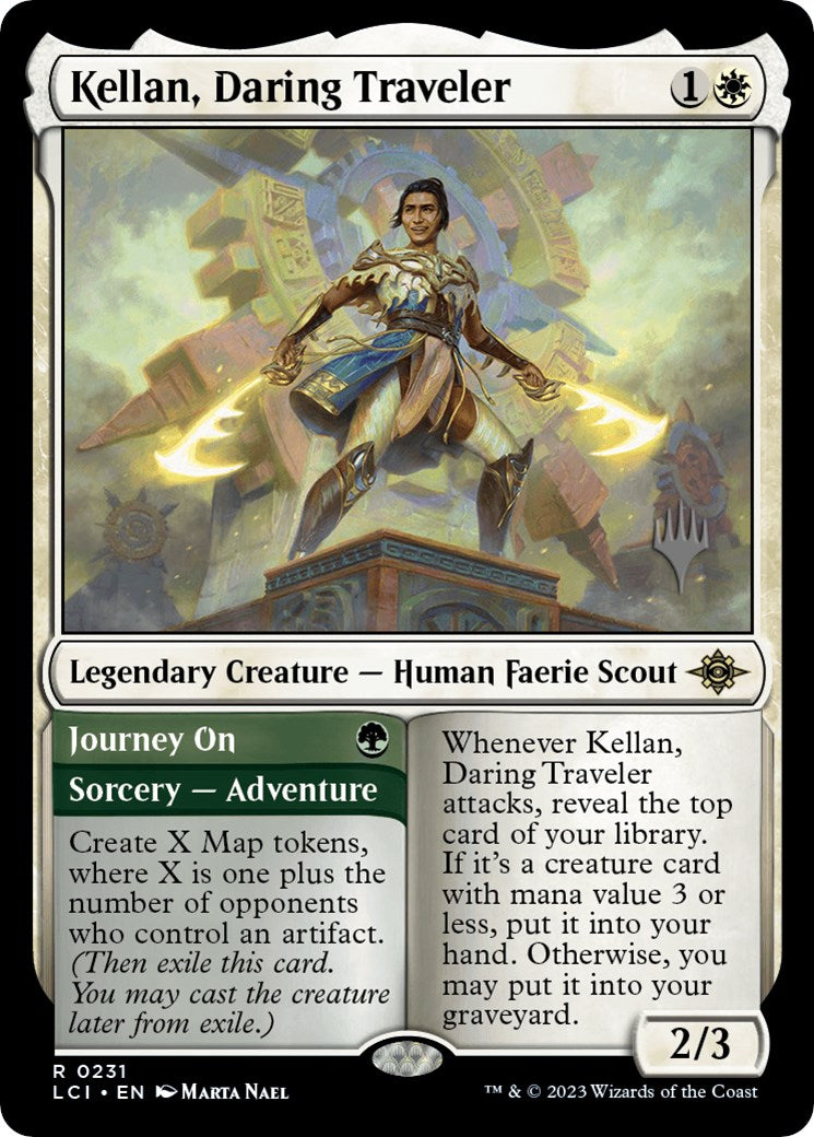 Kellan, Daring Traveler (Promo Pack) [The Lost Caverns of Ixalan Promos] | Exor Games Dartmouth