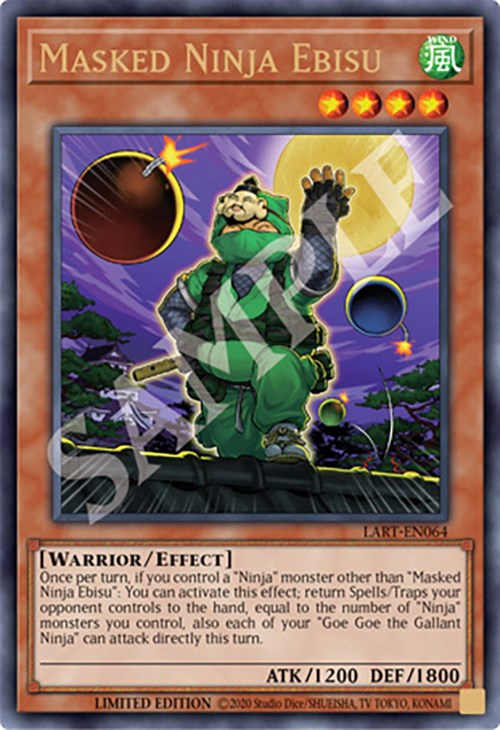 Masked Ninja Ebisu [LART-EN064] Ultra Rare | Exor Games Dartmouth