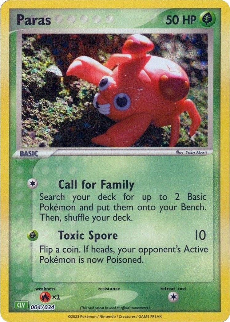 Paras [Trading Card Game Classic] | Exor Games Dartmouth