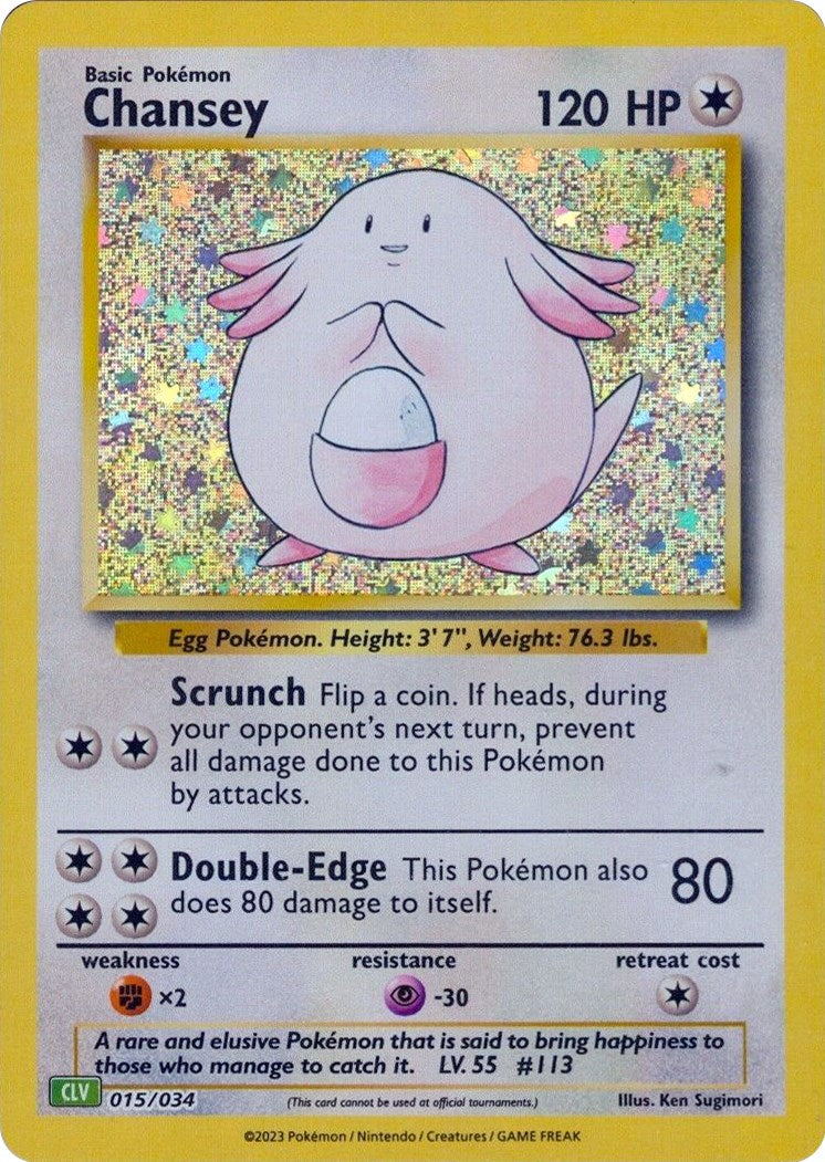 Chansey [Trading Card Game Classic] | Exor Games Dartmouth