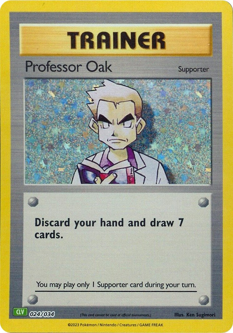 Professor Oak (CLV) [Trading Card Game Classic] | Exor Games Dartmouth