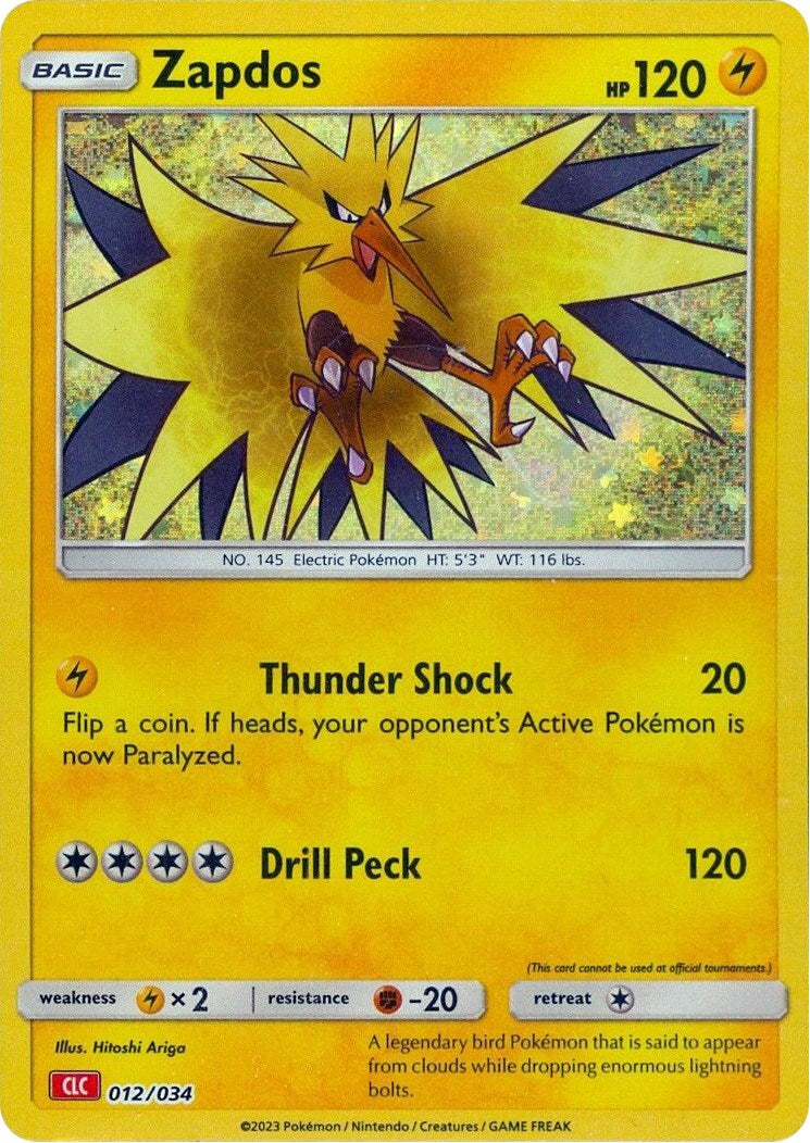 Zapdos [Trading Card Game Classic] | Exor Games Dartmouth