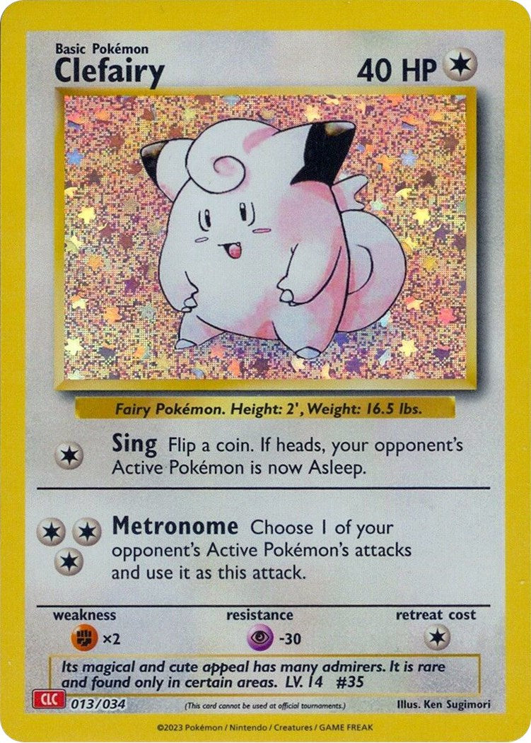 Clefairy [Trading Card Game Classic] | Exor Games Dartmouth