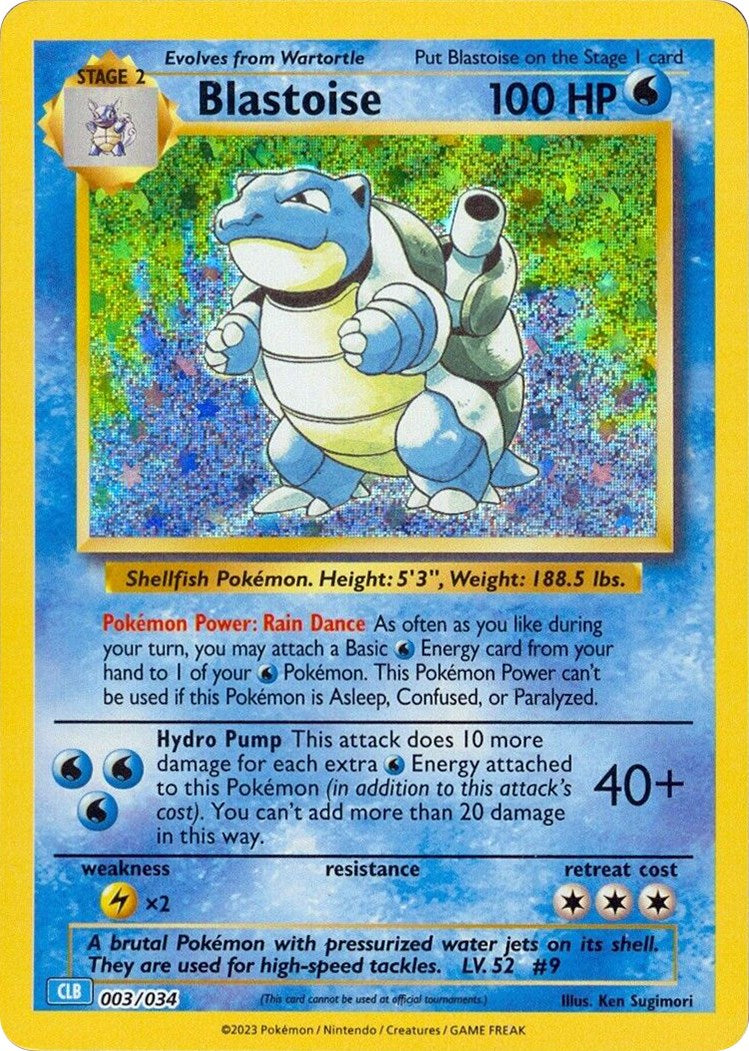 Blastoise [Trading Card Game Classic] | Exor Games Dartmouth