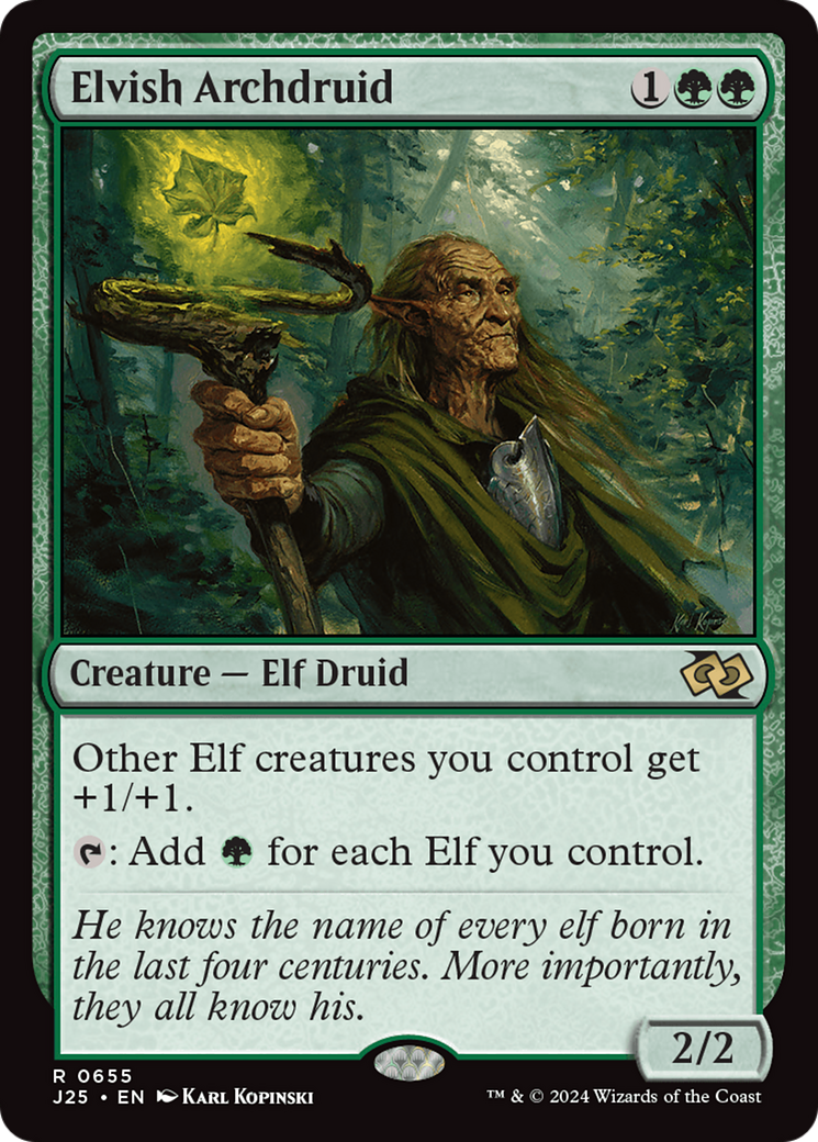 Elvish Archdruid [Foundations Jumpstart] | Exor Games Dartmouth