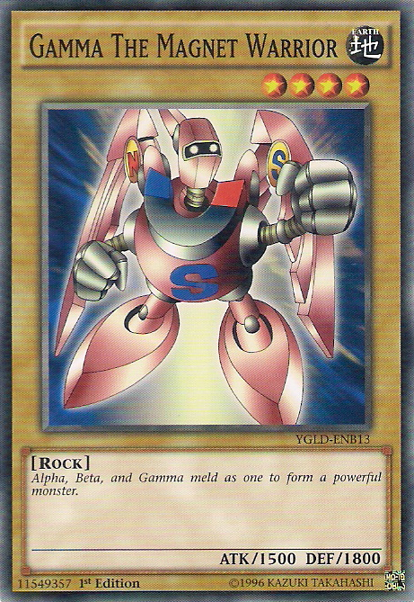 Gamma The Magnet Warrior [YGLD-ENB13] Common | Exor Games Dartmouth
