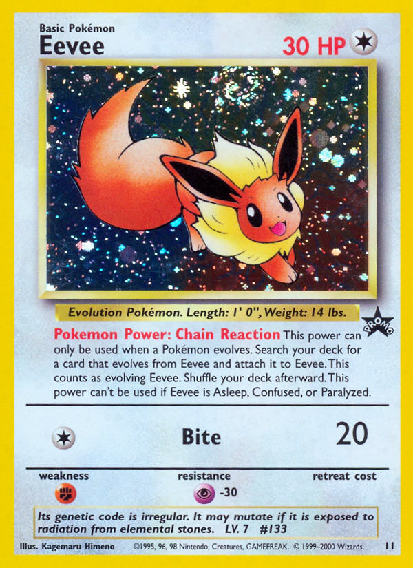 Eevee (11) [Wizards of the Coast: Black Star Promos] | Exor Games Dartmouth