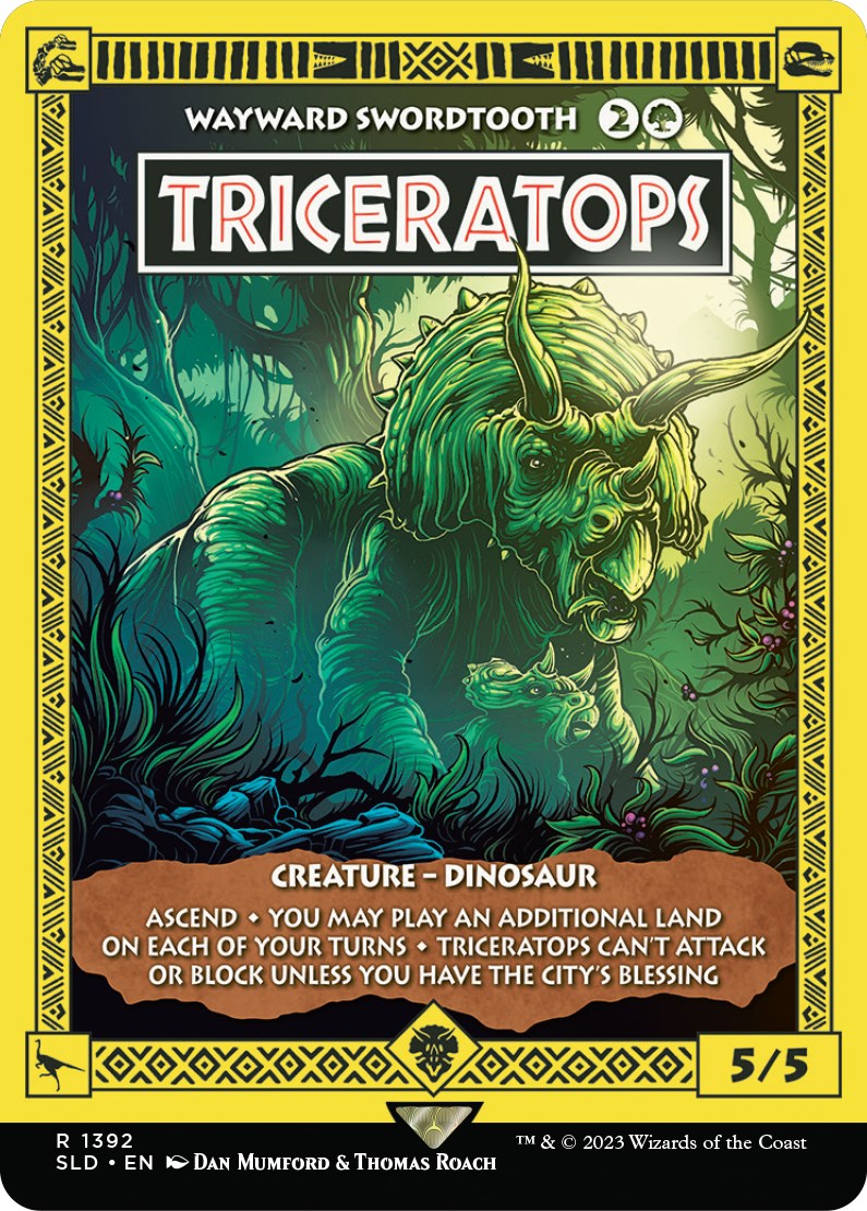 Triceratops - Wayward Swordtooth [Secret Lair Drop Series] | Exor Games Dartmouth