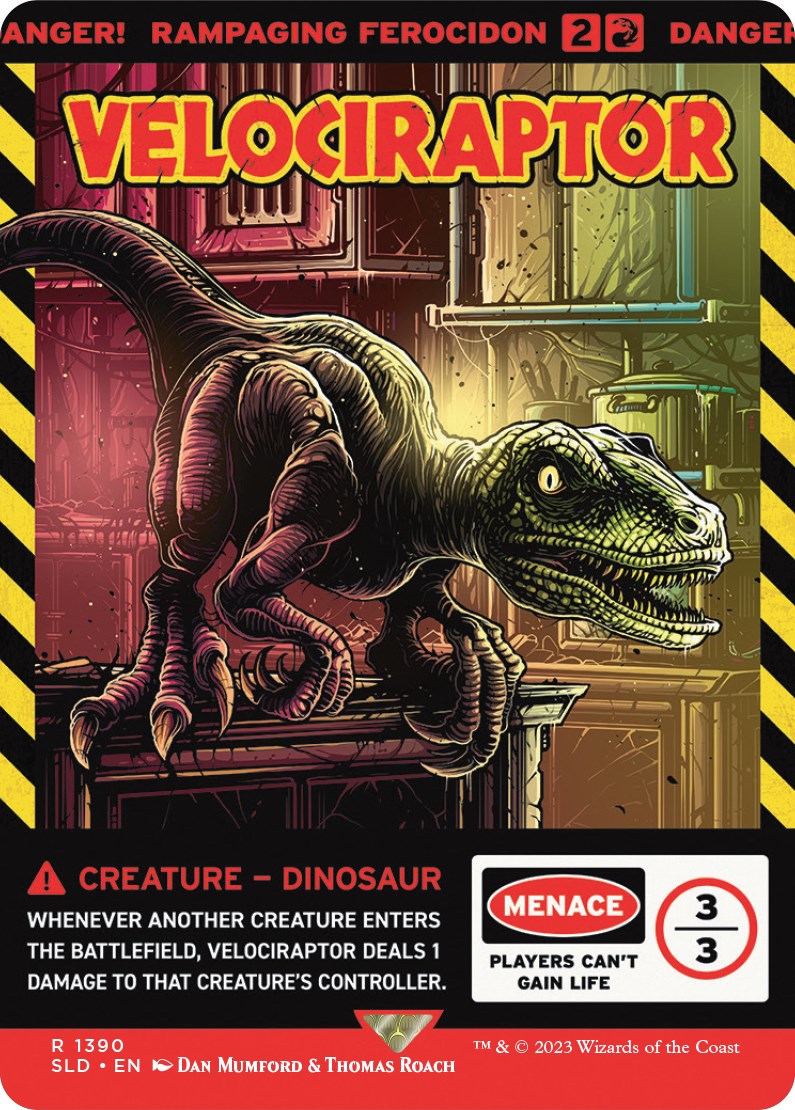 Velociraptor - Rampaging Ferocidon [Secret Lair Drop Series] | Exor Games Dartmouth