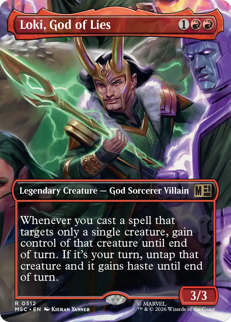 Loki, God of Lies (Borderless) [Marvel Super Heroes Commander] | Exor Games Dartmouth