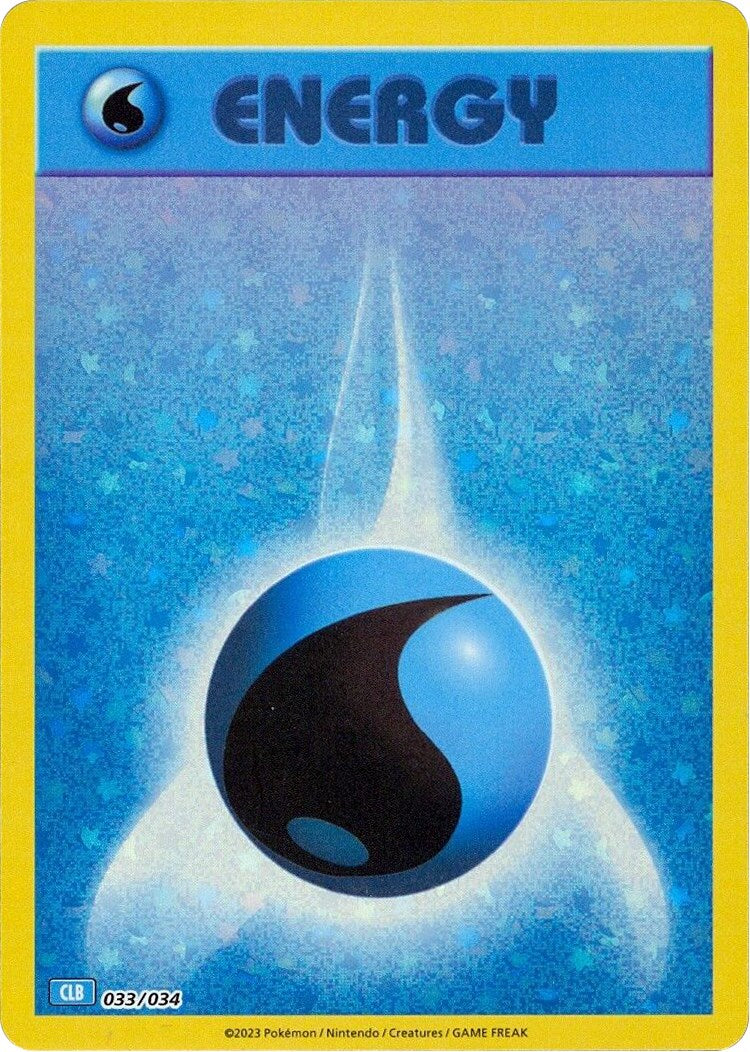 Basic Water Energy [Trading Card Game Classic] | Exor Games Dartmouth