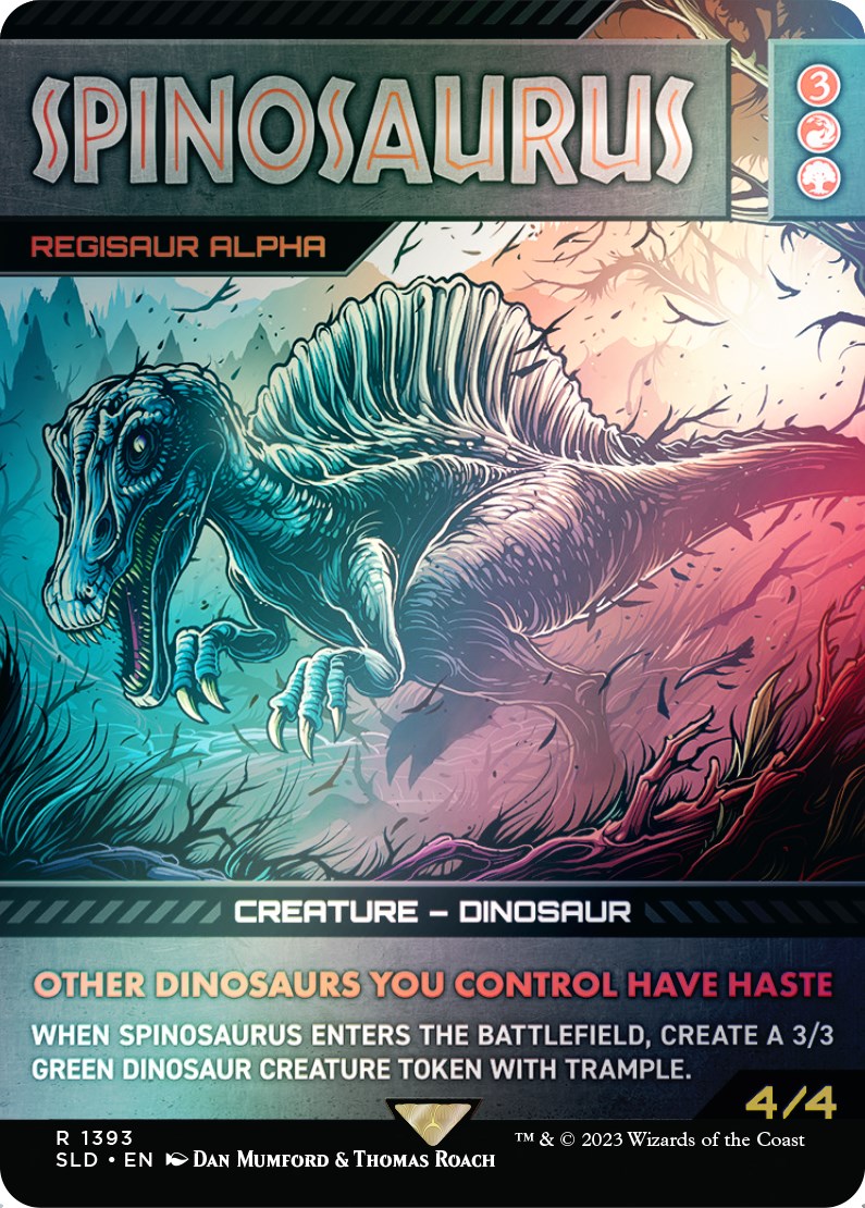 Spinosaurus - Regisaur Alpha (Rainbow Foil) [Secret Lair Drop Series] | Exor Games Dartmouth