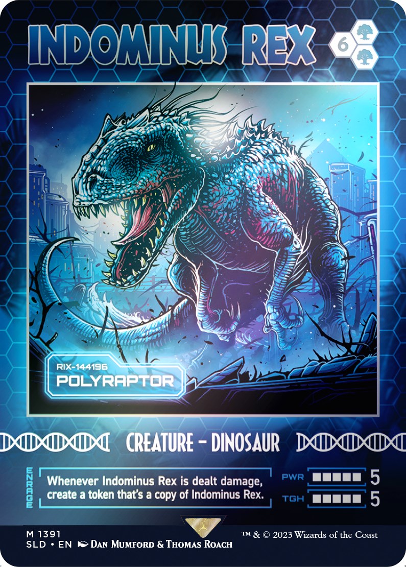 Indominus Rex - Polyraptor (Rainbow Foil) [Secret Lair Drop Series] | Exor Games Dartmouth