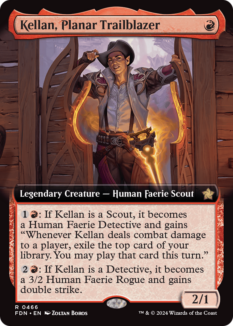 Kellan, Planar Trailblazer (Extended Art) [Foundations] | Exor Games Dartmouth