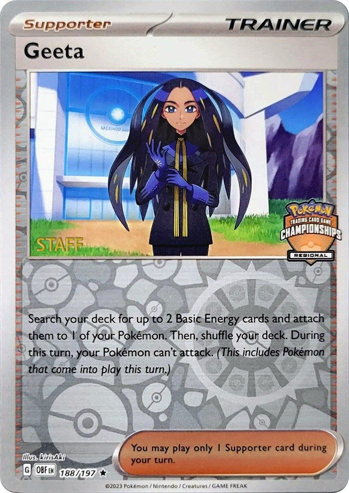 Geeta (188/197) (Staff Regional Championships) [League & Championship Cards] | Exor Games Dartmouth