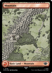 Mountain (719) (Surge Foil) [The Lord of the Rings: Tales of Middle-Earth] | Exor Games Dartmouth