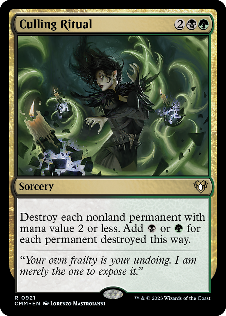 Culling Ritual [Commander Masters] | Exor Games Dartmouth