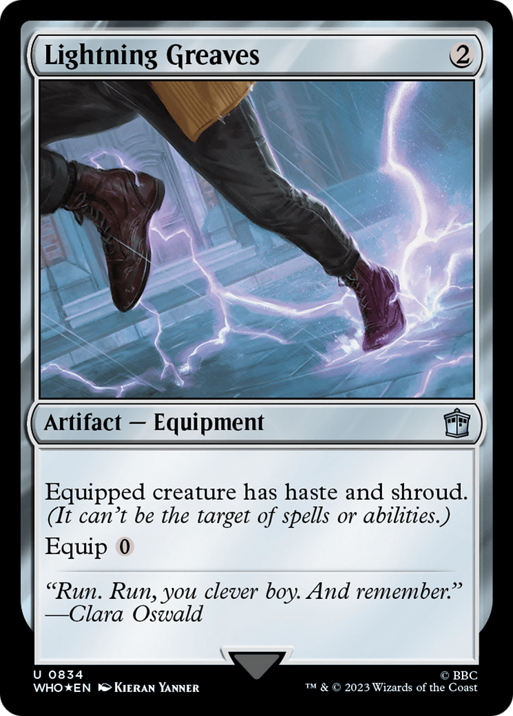 Lightning Greaves (Surge Foil) [Doctor Who] | Exor Games Dartmouth