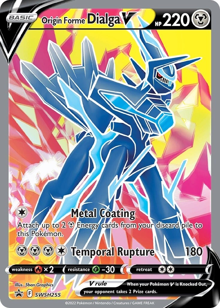 Origin Forme Dialga V (SWSH255) [Sword & Shield: Black Star Promos] | Exor Games Dartmouth