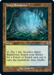 Misty Rainforest (Retro Foil Etched) [Modern Horizons 2] | Exor Games Dartmouth