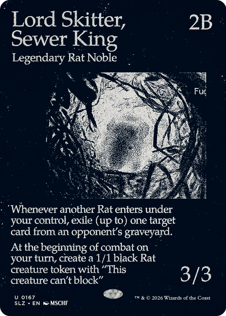 Lord Skitter, Sewer King (0167) [Secret Lair x MSCHF: The Zeta Set] | Exor Games Dartmouth