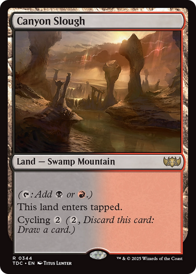 Canyon Slough [Tarkir: Dragonstorm Commander] | Exor Games Dartmouth