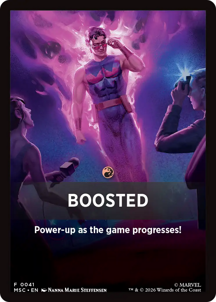 Boosted Theme Card [Marvel Super Heroes Commander] | Exor Games Dartmouth