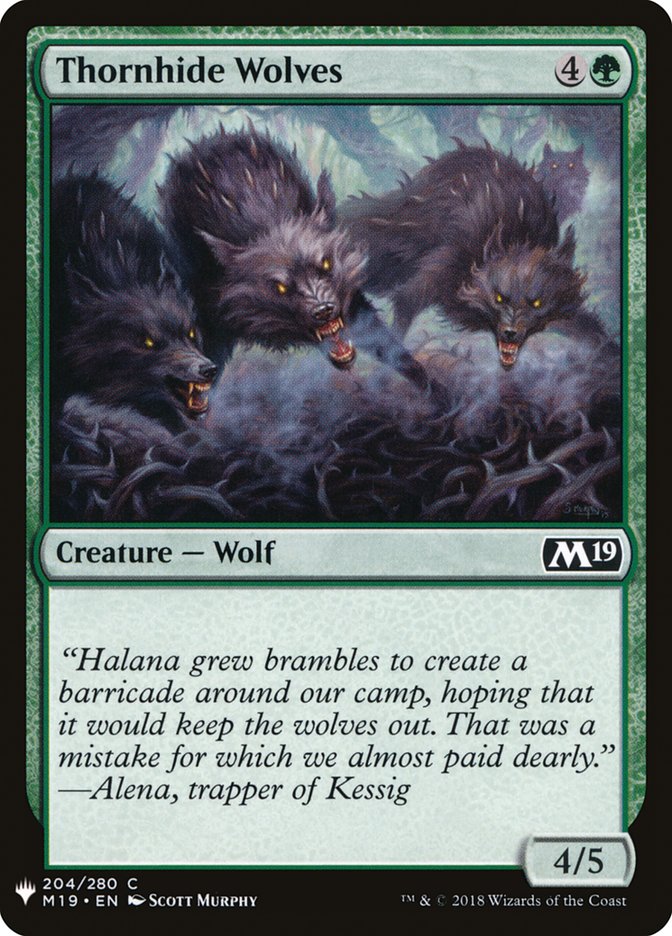 Thornhide Wolves [Mystery Booster] | Exor Games Dartmouth