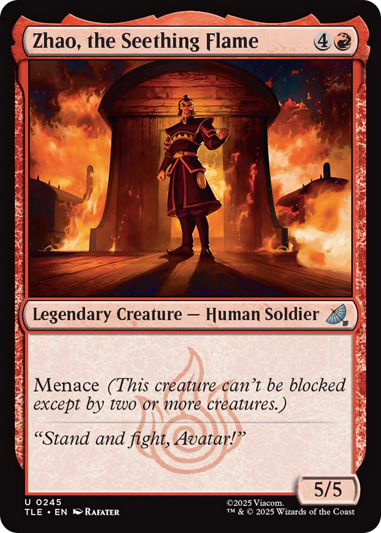 Zhao, the Seething Flame [Avatar: The Last Airbender: Eternal-Legal] | Exor Games Dartmouth