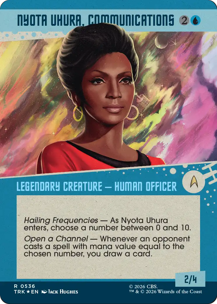 Nyota Uhura, Communications (Showcase) (Surge Foil) [Star Trek] | Exor Games Dartmouth