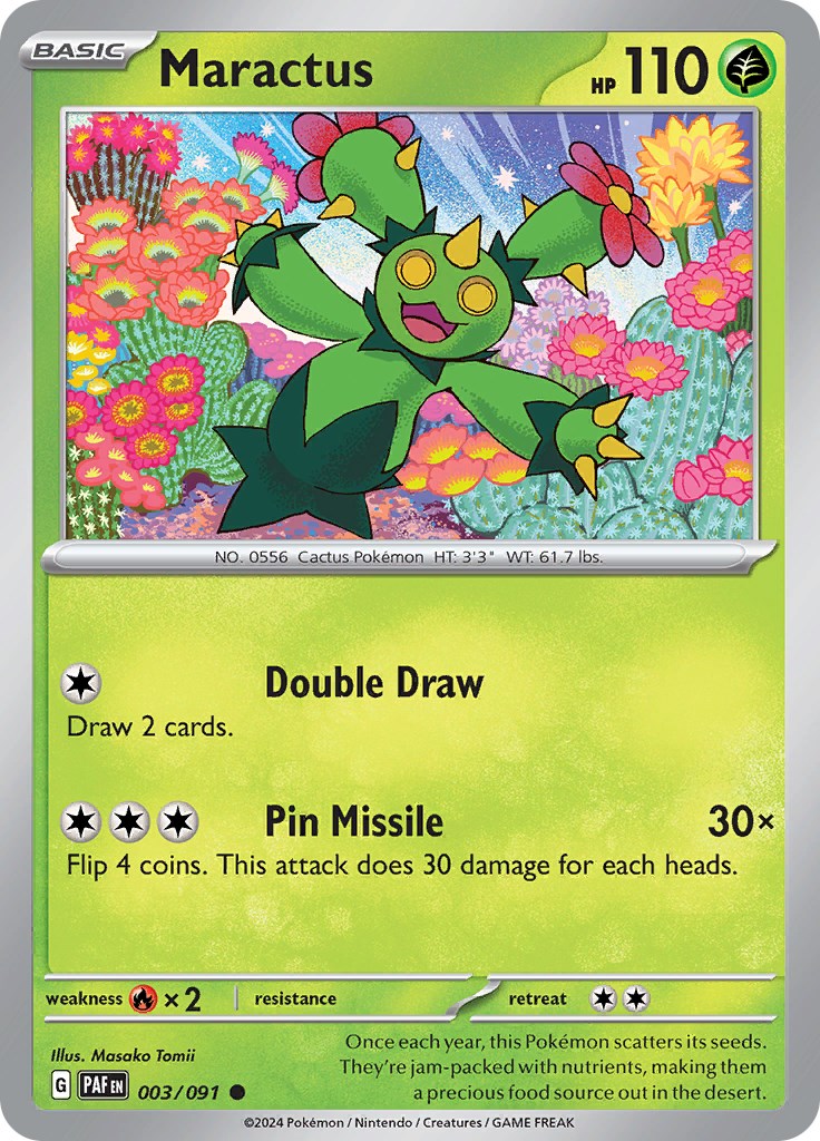 Maractus (003/091) [Scarlet & Violet: Paldean Fates] | Exor Games Dartmouth