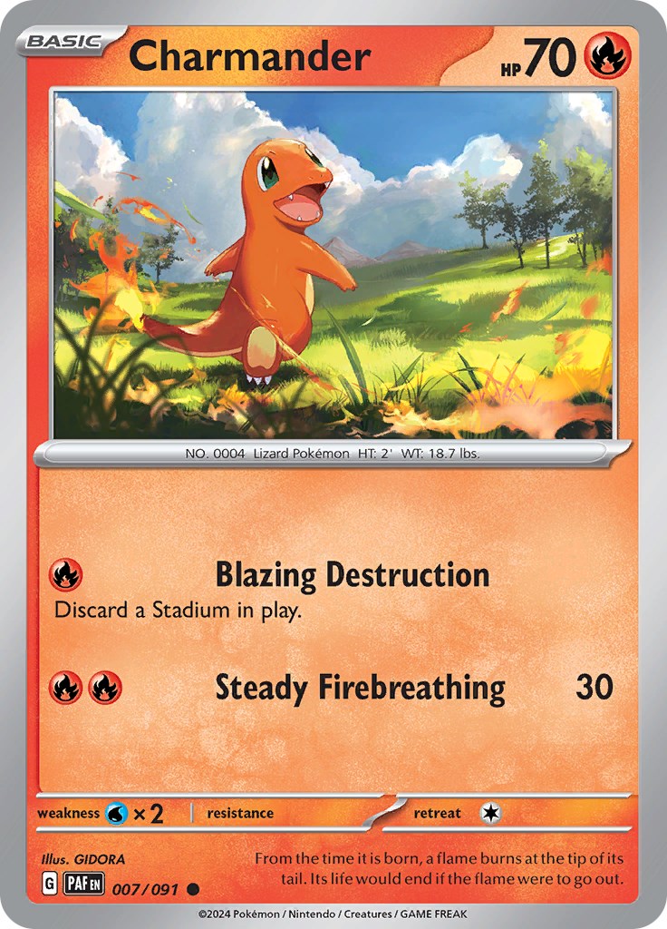 Charmander (007/091) [Scarlet & Violet: Paldean Fates] | Exor Games Dartmouth