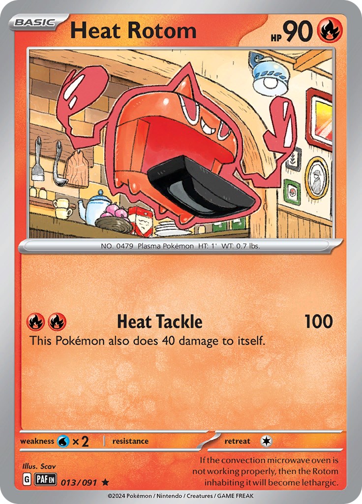 Heat Rotom (013/091) [Scarlet & Violet: Paldean Fates] | Exor Games Dartmouth