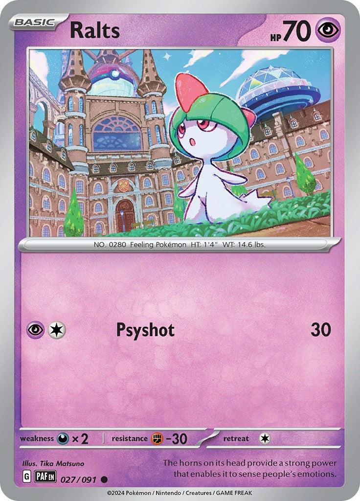 Ralts (027/091) [Scarlet & Violet: Paldean Fates] | Exor Games Dartmouth