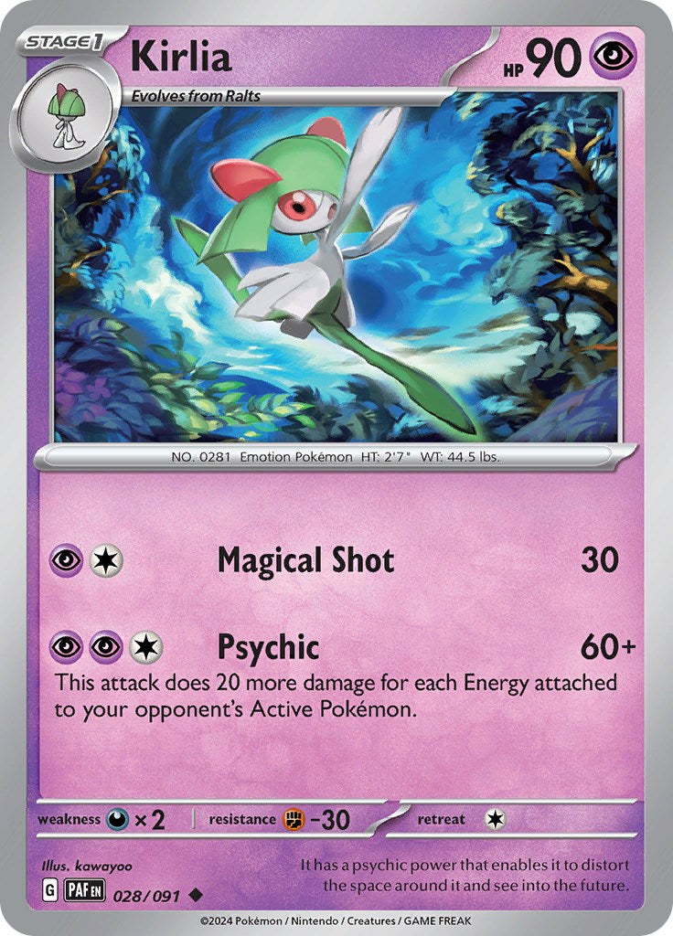 Kirlia (028/091) [Scarlet & Violet: Paldean Fates] | Exor Games Dartmouth