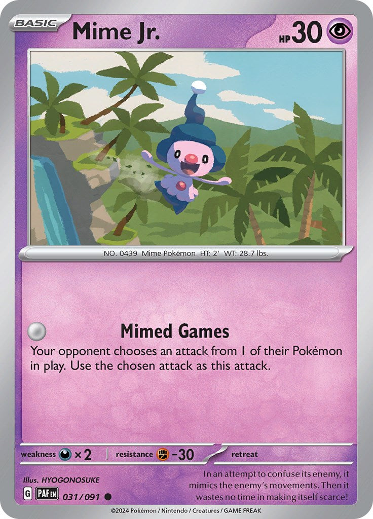 Mime Jr. (031/091) [Scarlet & Violet: Paldean Fates] | Exor Games Dartmouth