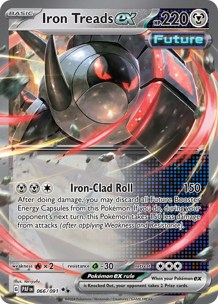 Iron Treads ex (066/091) [Scarlet & Violet: Paldean Fates] | Exor Games Dartmouth