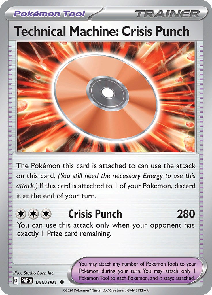 Technical Machine: Crisis Punch (090/091) [Scarlet & Violet: Paldean Fates] | Exor Games Dartmouth