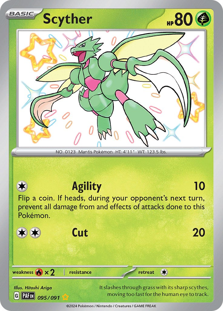Scyther (095/091) [Scarlet & Violet: Paldean Fates] | Exor Games Dartmouth