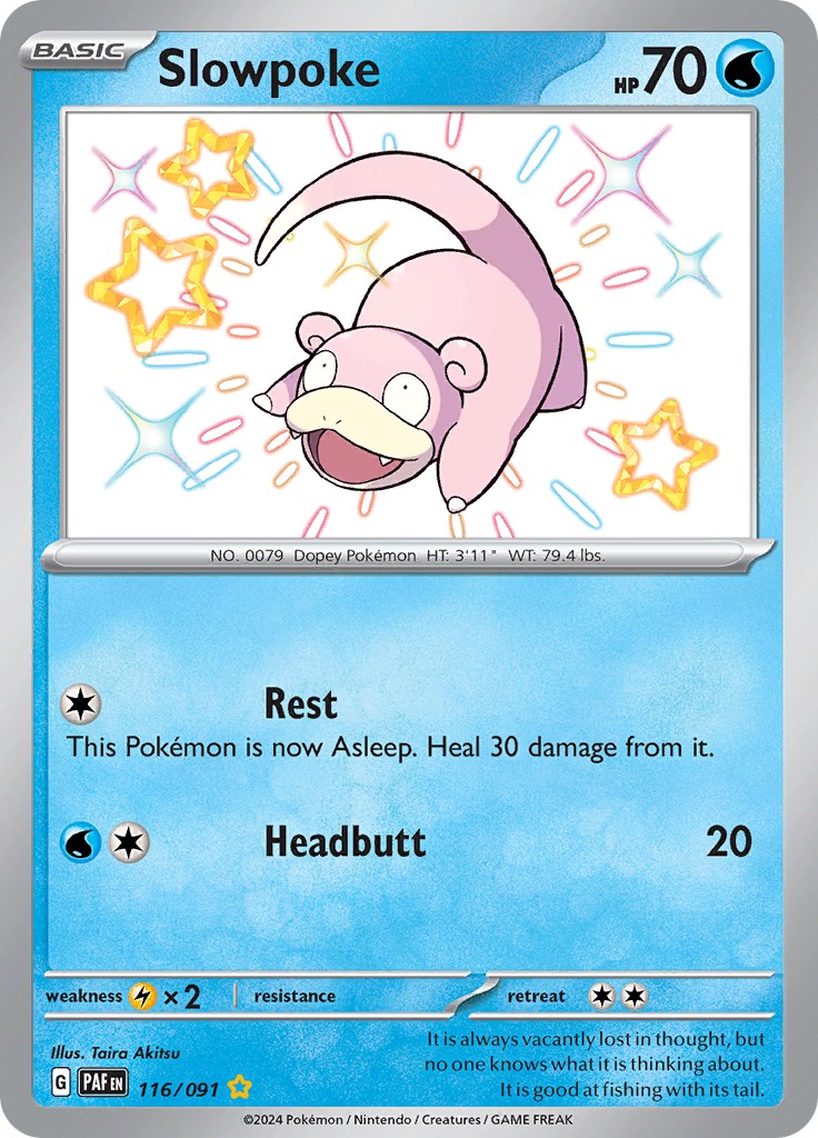 Slowpoke (116/091) [Scarlet & Violet: Paldean Fates] | Exor Games Dartmouth