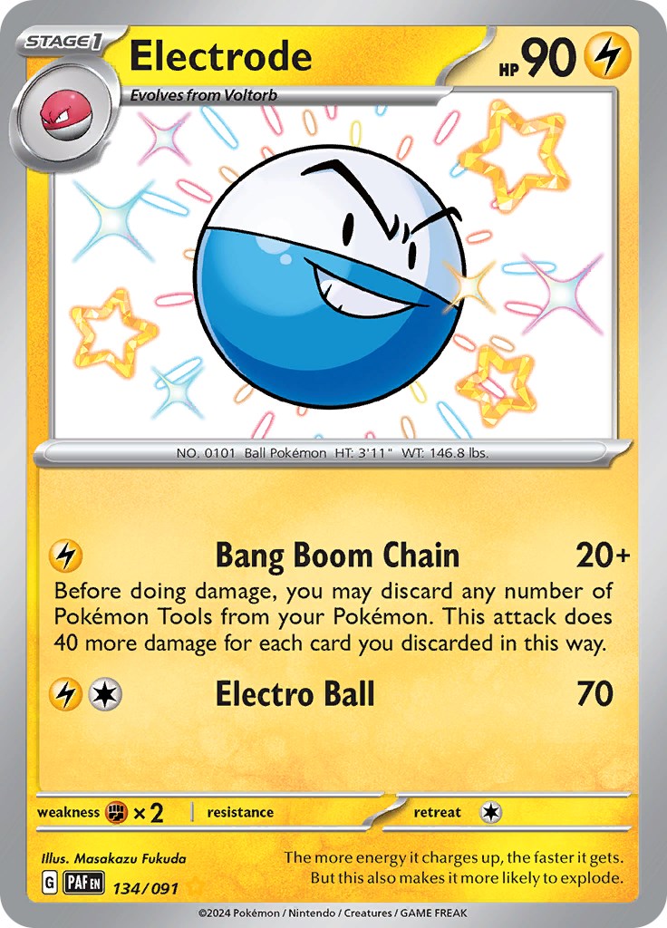 Electrode (134/091) [Scarlet & Violet: Paldean Fates] | Exor Games Dartmouth