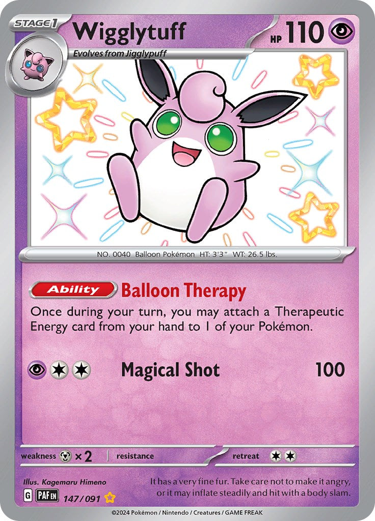 Wigglytuff (147/091) [Scarlet & Violet: Paldean Fates] | Exor Games Dartmouth